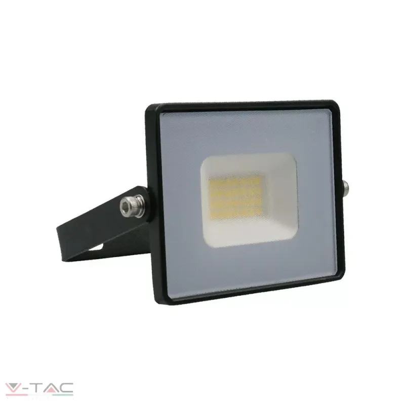 20W LED reflektor E-széria fekete 4000K - 215947