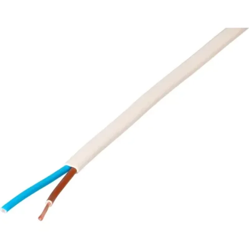 H03VVH2-F 2x0,75mm² - dupla szigetelésű hajlékony sodrott réz lapos MTL vezeték