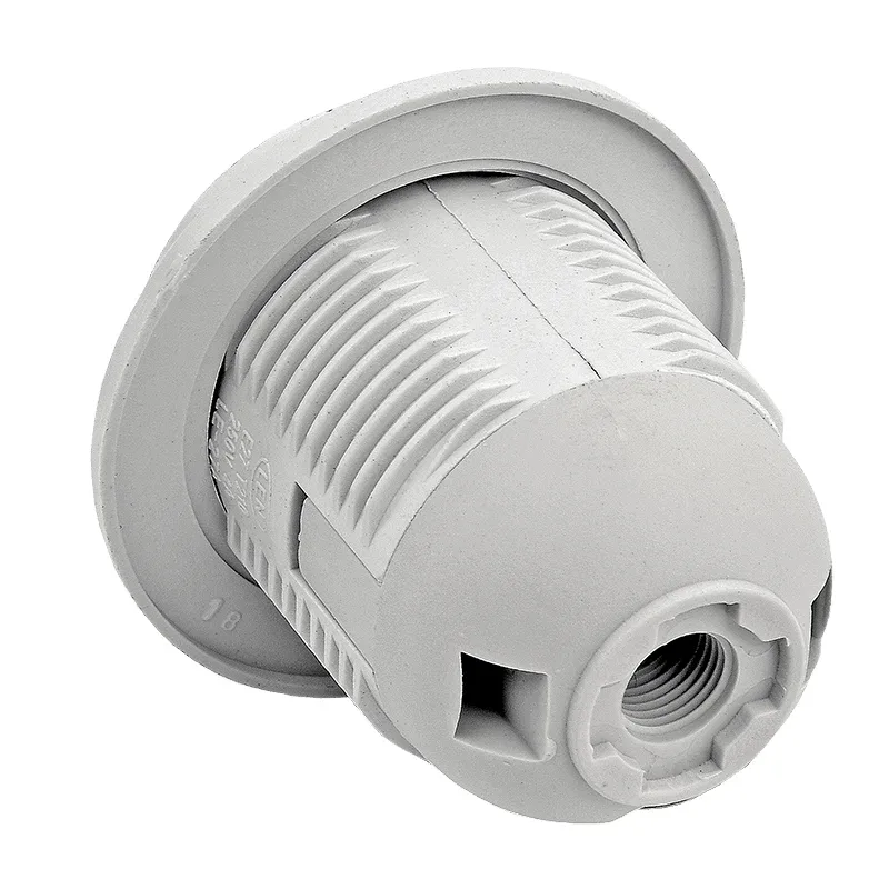 Csillár foglalat E27 műanyag fehér - 016-102