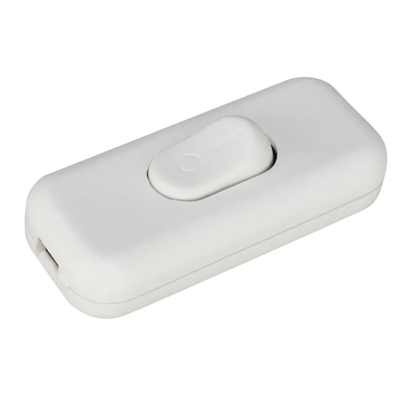 Zsinórközi kapcsoló, 2,5A 250V~, fehér - 293-701