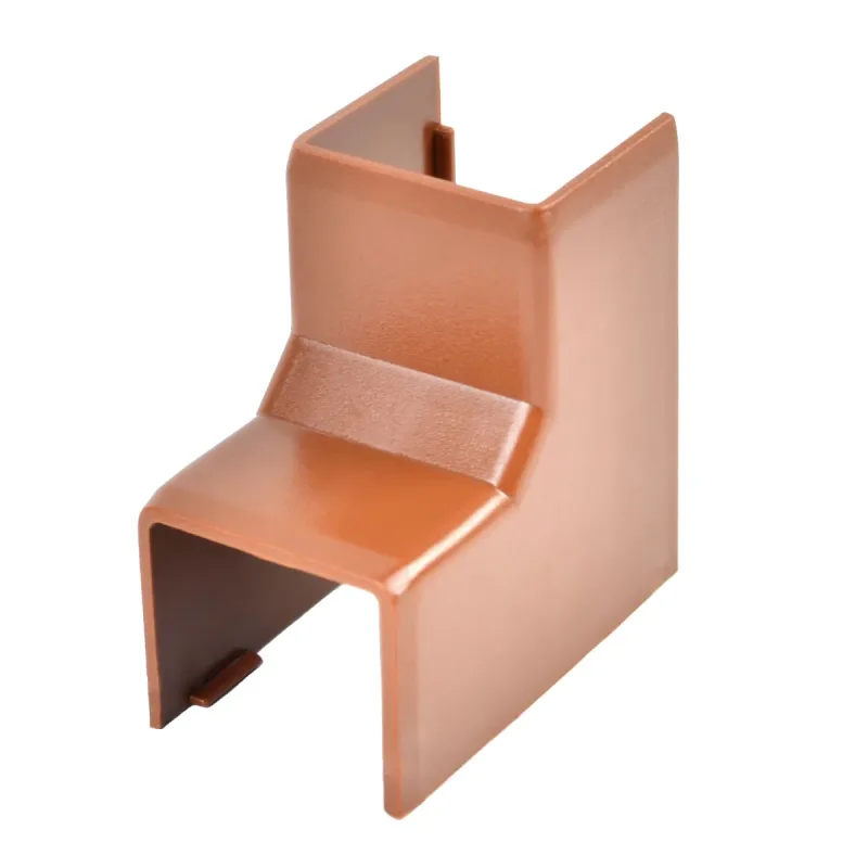 Műanyag csatorna belső sarokidom 20x20 sötét tölgy csatornához - 8625 I2