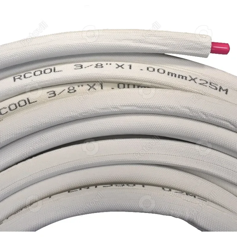 RÉZCSŐ RCOOL 10x1 mm SZIGETELT PRÉMIUM, 25 m/tekercs, 3/8"