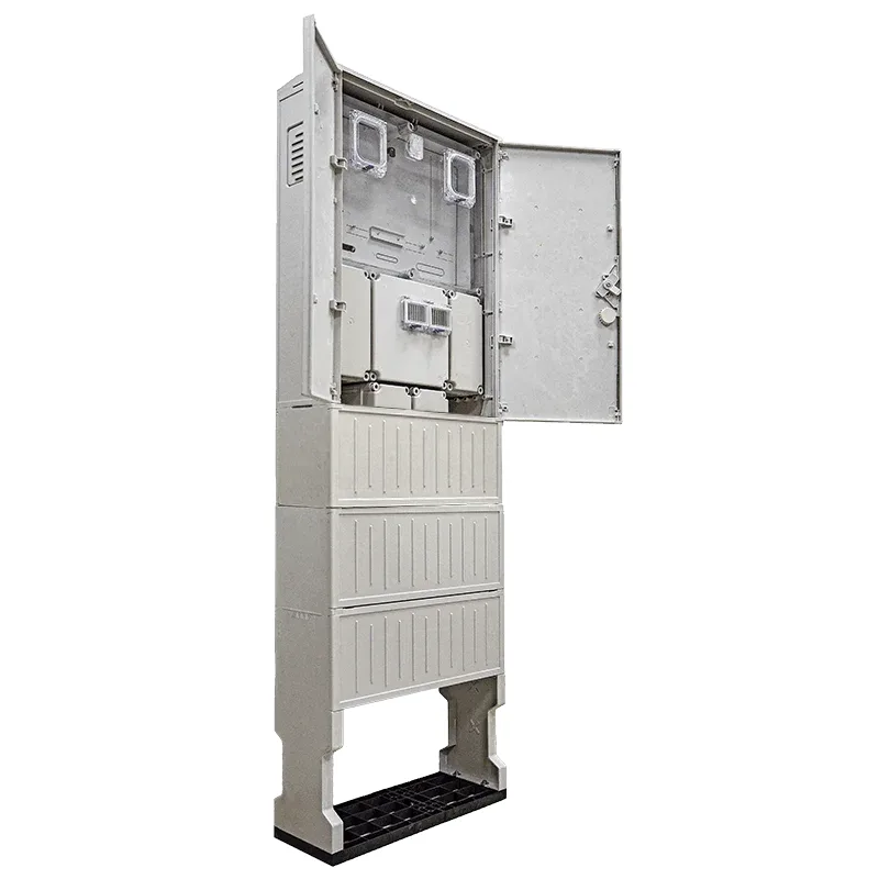 PVT-K-L Á-V Fm-U 1/3 fázisú kombinált villanyóra szekrény lábazattal (n+é) földkábeles