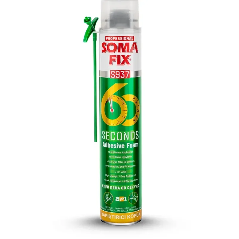 SomaFix Professional S937 60 másodperces 2az1-ben ragasztóhab
