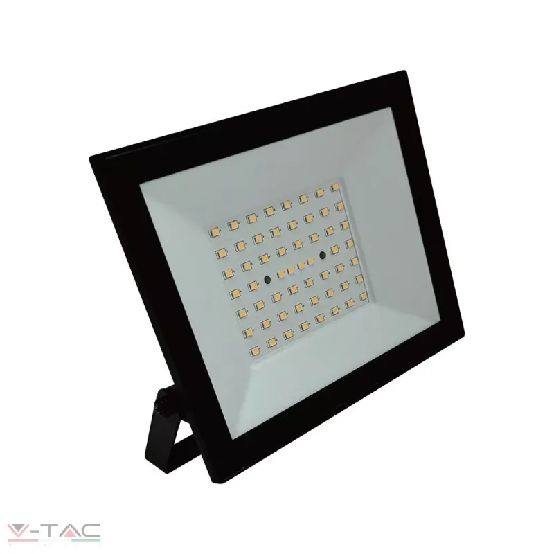 50W fekete LED reflektor 4000K - 23988