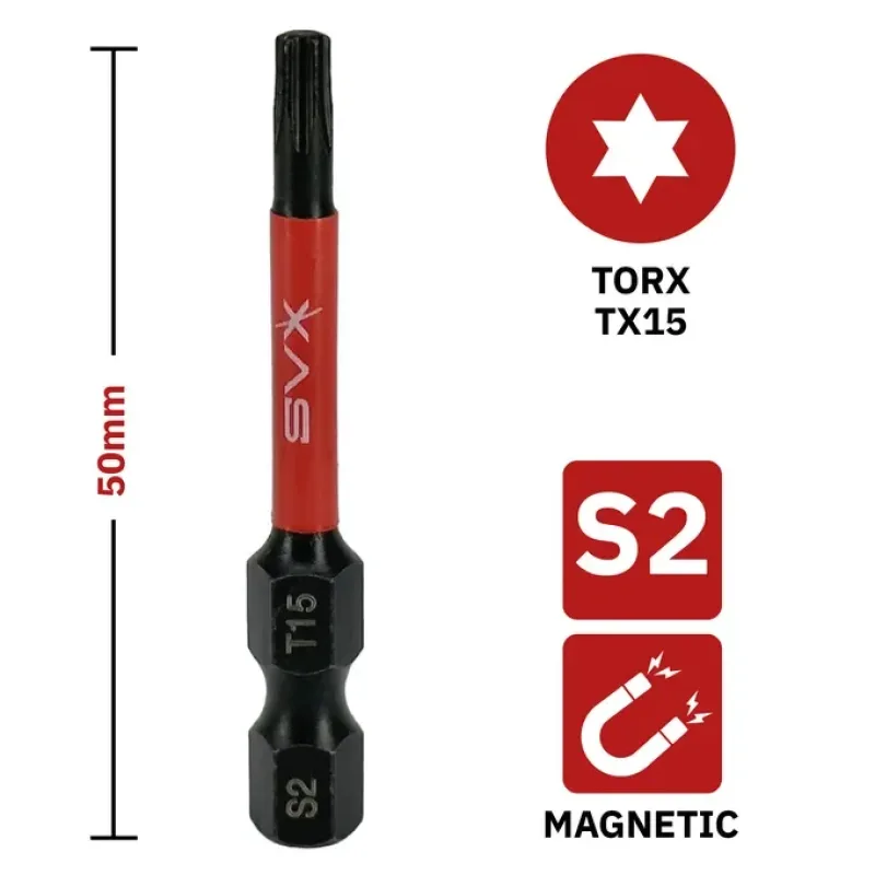 Bit mágneses TX15x50 mm - C50T15
