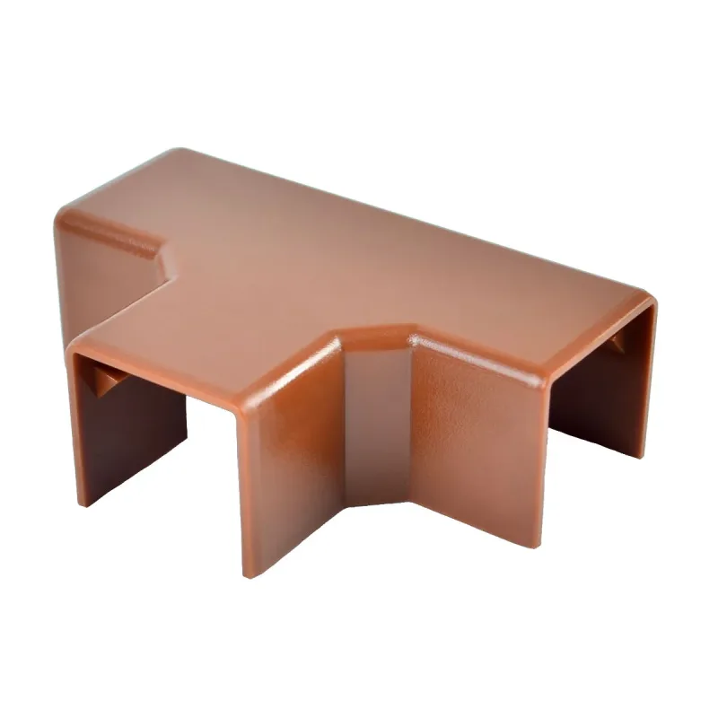 Műanyag csatorna 20x20mm sötét tölgy T-idom - 8624 I2