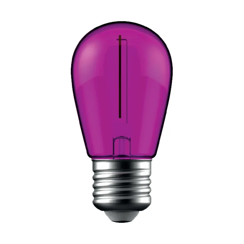 Dekor LED Filament fényforrás 1W E27 Lila - ABDLS44F-1W-P