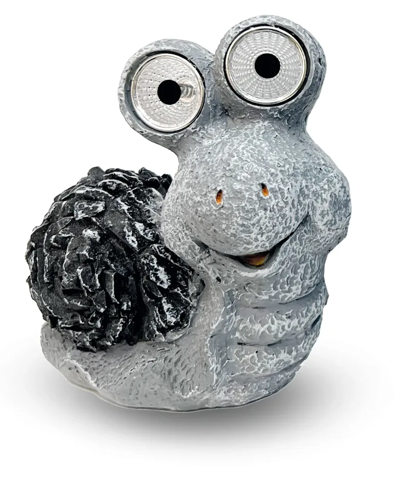 Entac Kerti Szolár Lámpa, Csiga, 190mm, 2db WW SMD LED