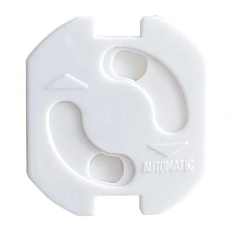 Gyermekvédő hálózati aljzatba, minden védőérintkezős aljzatban alkalmazható, megakadályozza a közvetlen kontaktust, 6db/csomag, fehér - NV 10