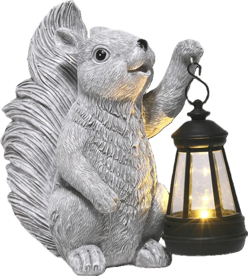 Entac Kerti Szolár Lámpa Mókuska 200mm, 1db WW SMD LED