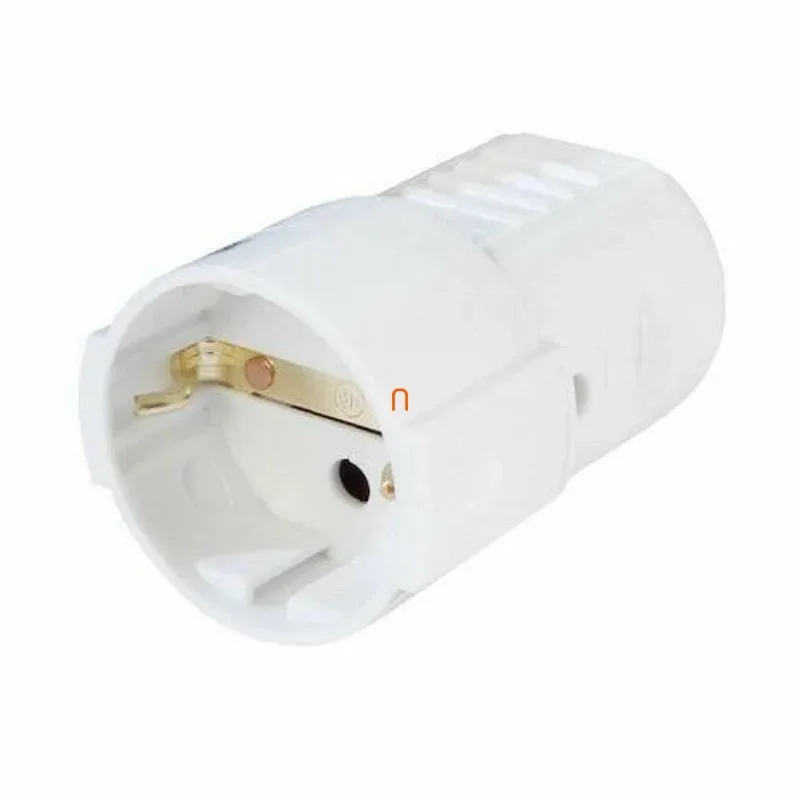 Földelt lengő dugalj, fehér - 321180