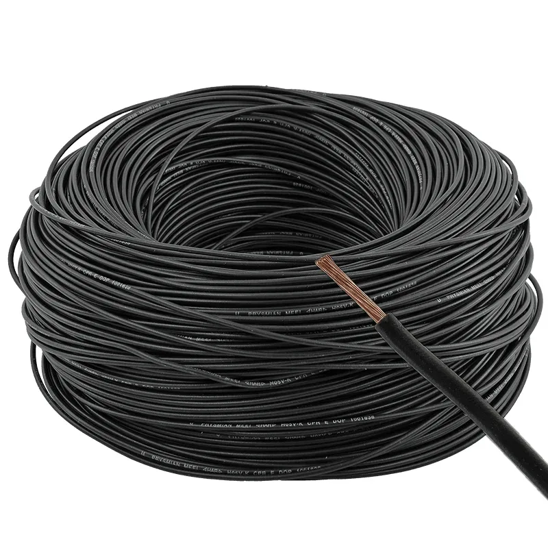 H07V-K 1x6 Fekete 450/750V PVC szigetelésű sodrott hajlékony rézvezeték MKH