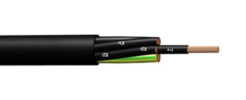 YSLY-Jz 5x1mm2 Vezérlőkábel 0,6/1kV fekete