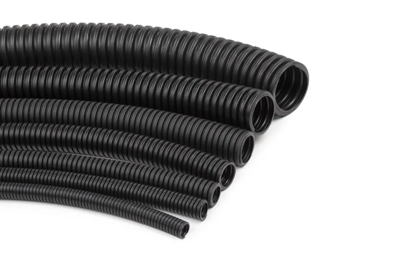 Gégecső 1250N UV álló, HF, lépésálló, behúzószállal 50m/tek D16 fekete