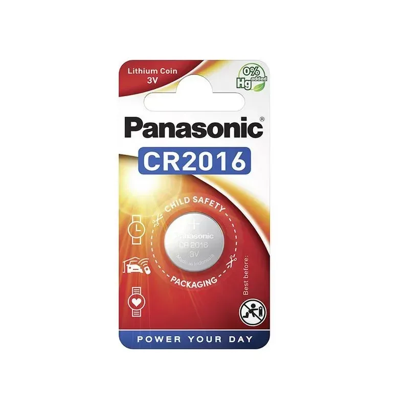 Gombelem CR2016 elem, 3V, Lítium