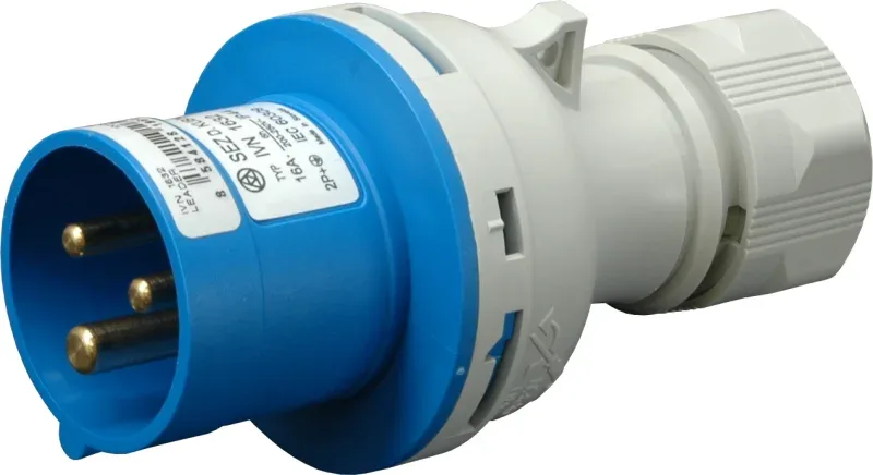 Ipari lengő csatlakozó dugvilla 230V 3P 32A IP54 - IVN 3232