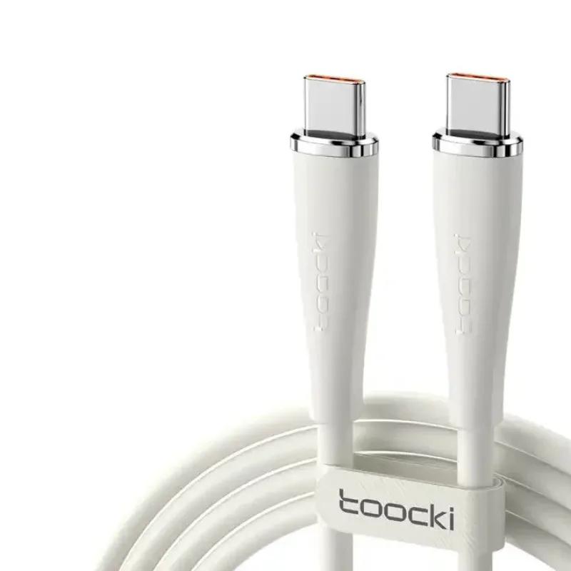 Toocki USB C 5A 60W kábel 1m fehér