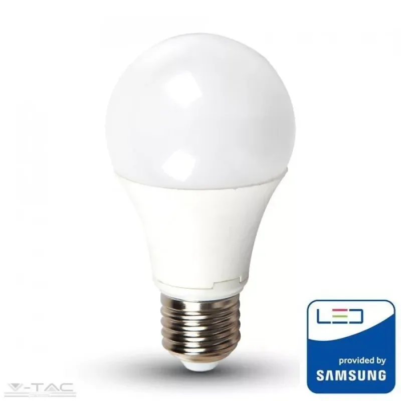 8,5W LED izzó Samsung chip E27 A60 4000K 5 év garancia - 21229