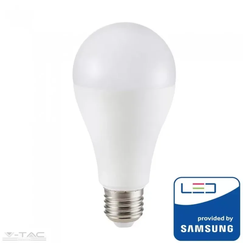 15W LED izzó Samsung chip E27 A65 4000K 5 év garancia - 23212