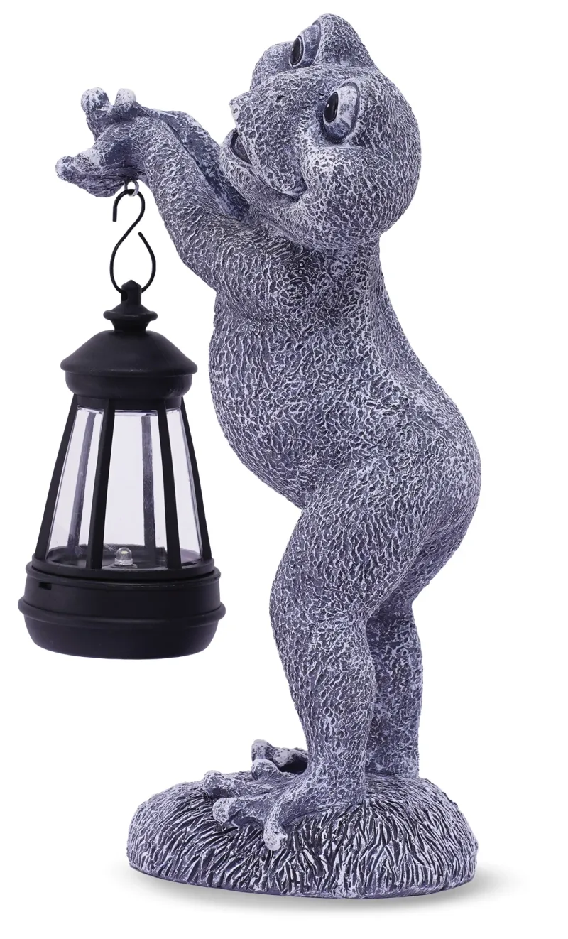 Entac Kerti Szolár Lámpa Béka 258mm, 1db WW SMD LED