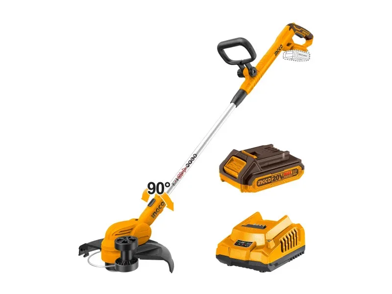 INGCO Akkus fűszegélynyíró 300 mm 20 V (1 x 2,0 Ah akku + töltő) - CGTLI203285