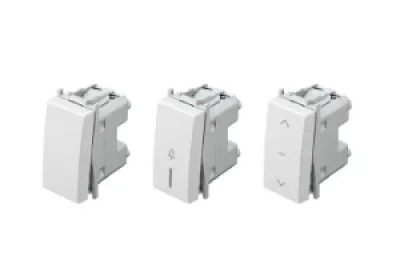 Modul 101-es egypólusú kapcsoló billentyű nélkül 16A 250V 1M SM10