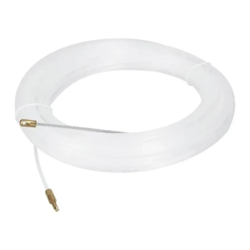 Behúzószalag monofil nylon, 30 fm, 4 mm-es, cserélhető fej, natúr  - ANG-12004030