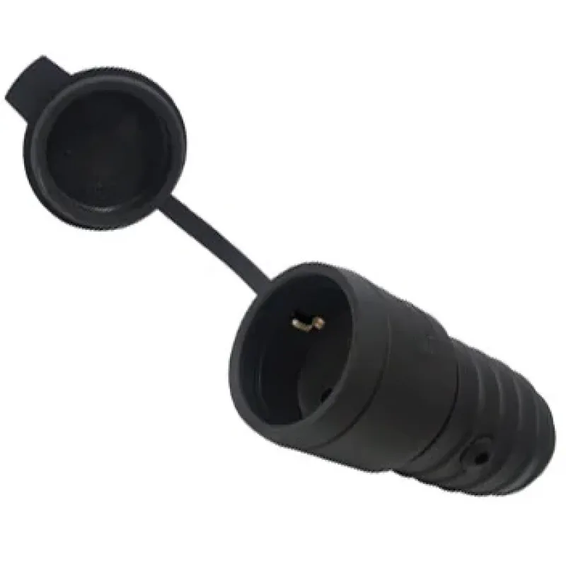 Párazáró dugalj, IP44 - szerelhető csatlakozó kültéri lengőkábelhez, dugvillához