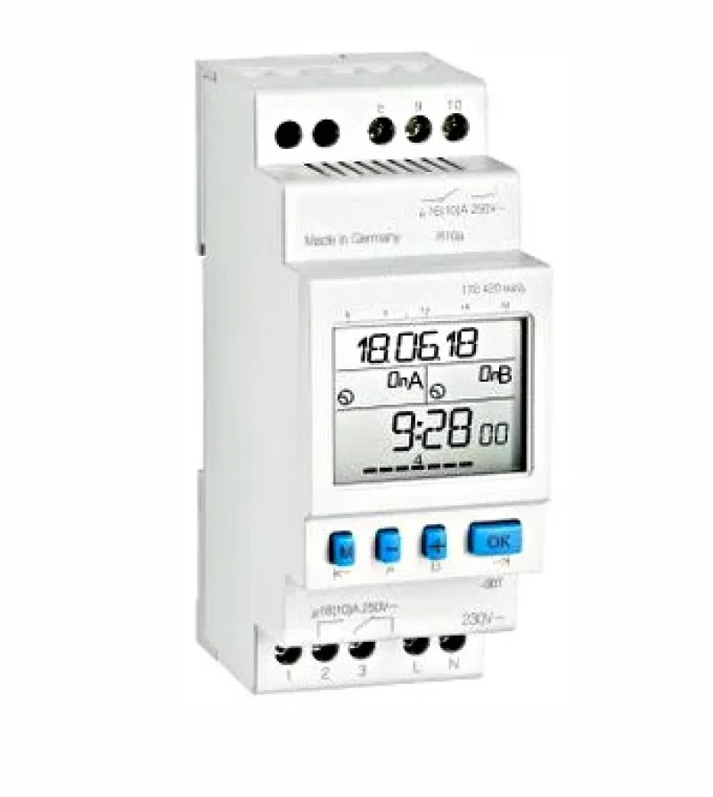 Digitális 2 csatornás napi/heti időzítő