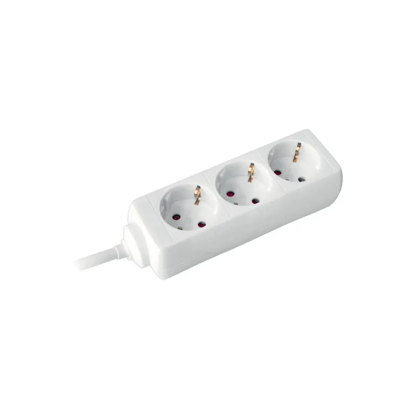 Elosztó 3-dugaljas - fehér - 0804