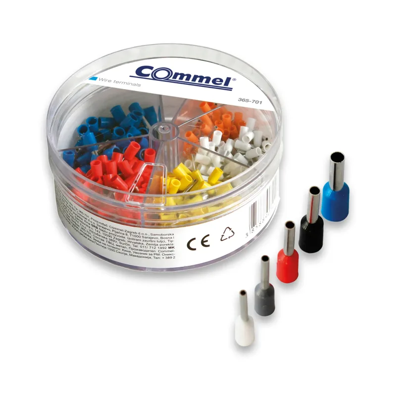 Szigetelt érvéghüvely szett - 365-701