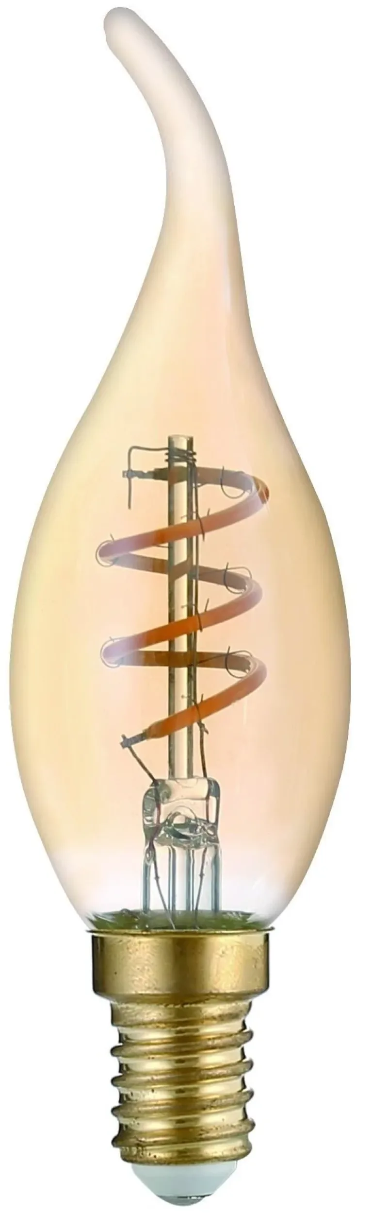 LED Soft Filament Candle Flame 3W E14 EW 2700K -  ABLSFCFL14EW-3W