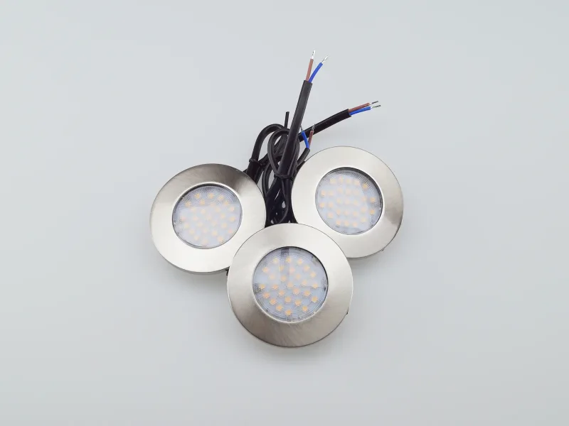 Bútorvilágító LED spot lámpatest / AC220-240V, 2700K, aluminum