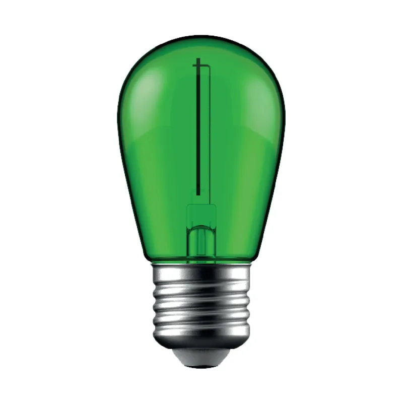 Dekor LED Filament fényforrás 1W E27 Zöld - ABDLS44F-1W-G
