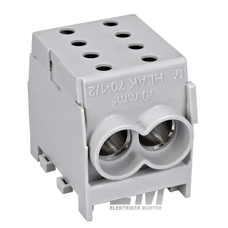 Fővezetéki leágazó sorkapocs 70 mm2 Szürke sínre szerelhető - 2080147