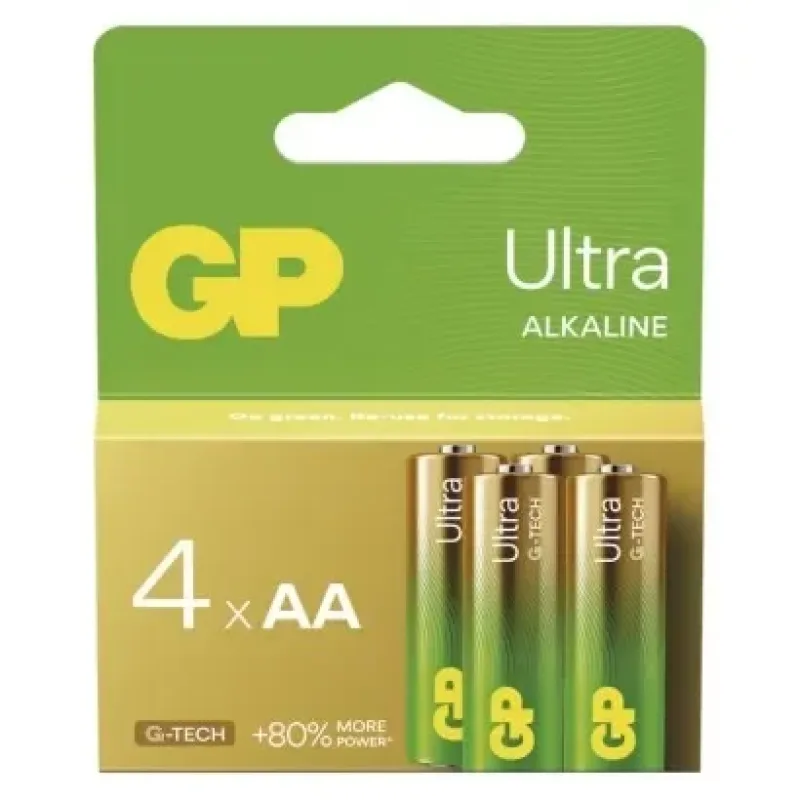 GP Ultra Alkáli elem AA 4db - B02214