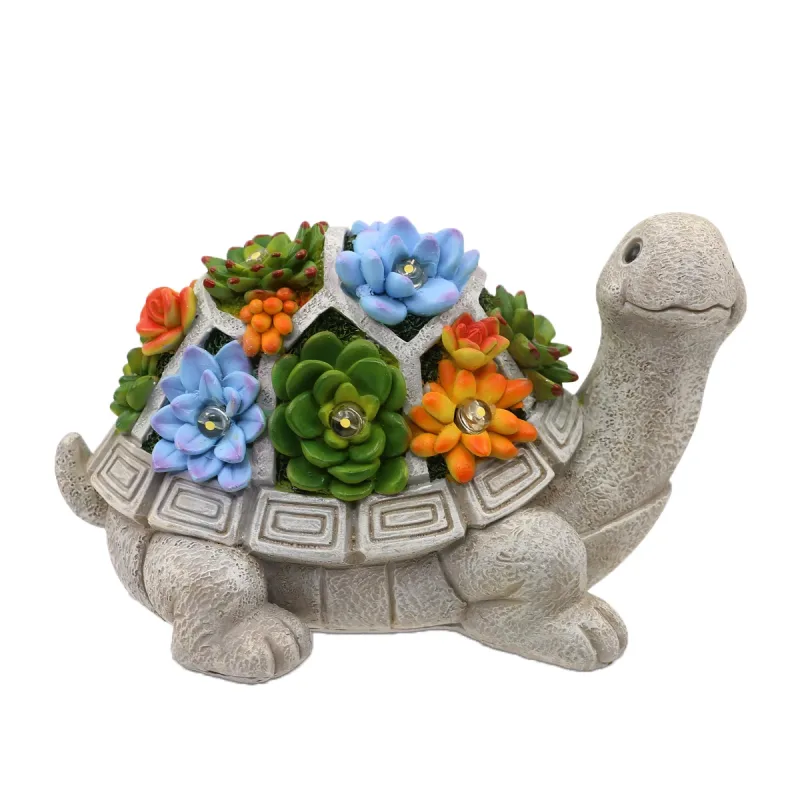 Entac Kerti Szolár Lámpa Teknős 205mm, 7db WW SMD LED