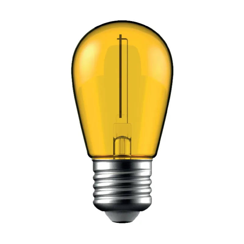 Dekor LED Filament fényforrás 1W E27 Sárga - ABDLS44F-1W-Y