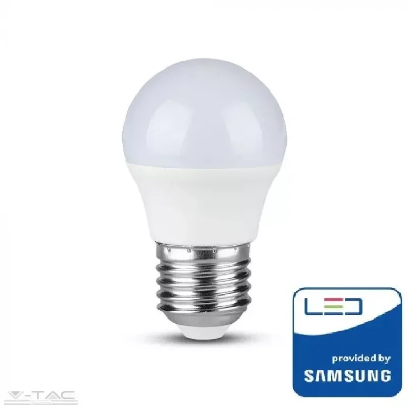 6,5W LED izzó Samsung chip E27 G45 4000K 5 év garancia - 21867