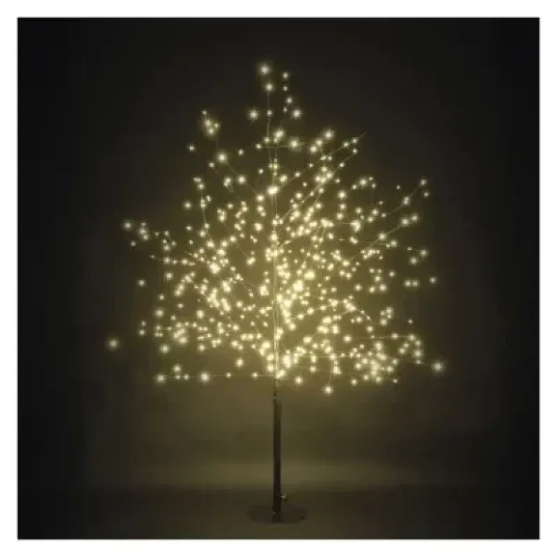 LED karácsonyfa, 120 cm, kültérre és beltérre, meleg fehér