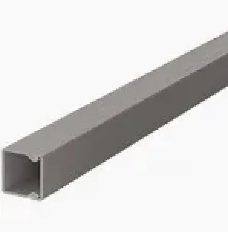 Műa csatorna 25x25mm tetővel szürke 6026419