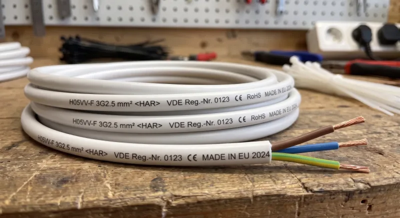 MT 3x2,5 kábel (H05VV-F)