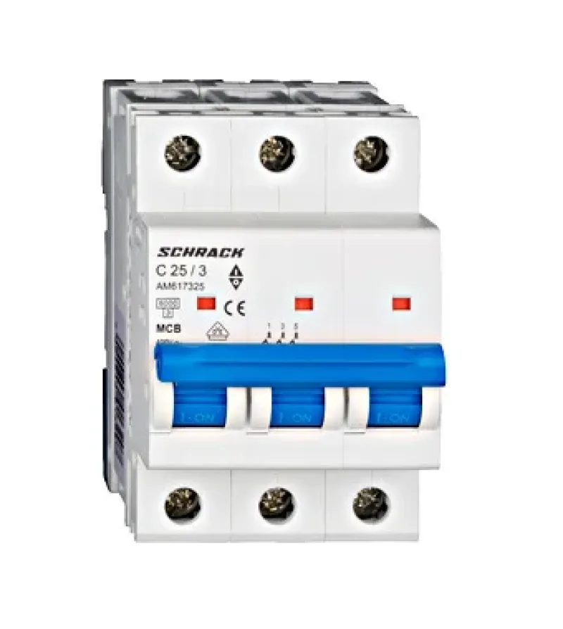 Kismegszakító AMPARO 6kA, C 25A, 3 pólusú - AM617325