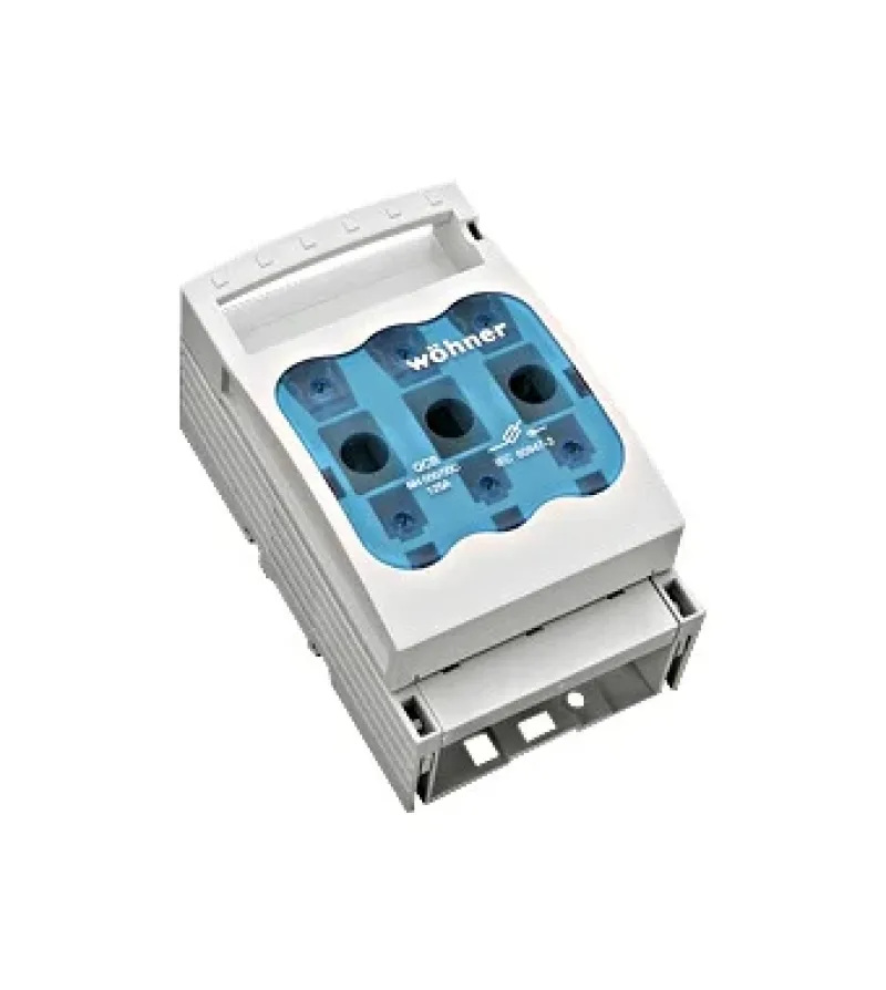 NH000 biztosítós kapcsoló 125A, csatl. kapocs, 50mm2