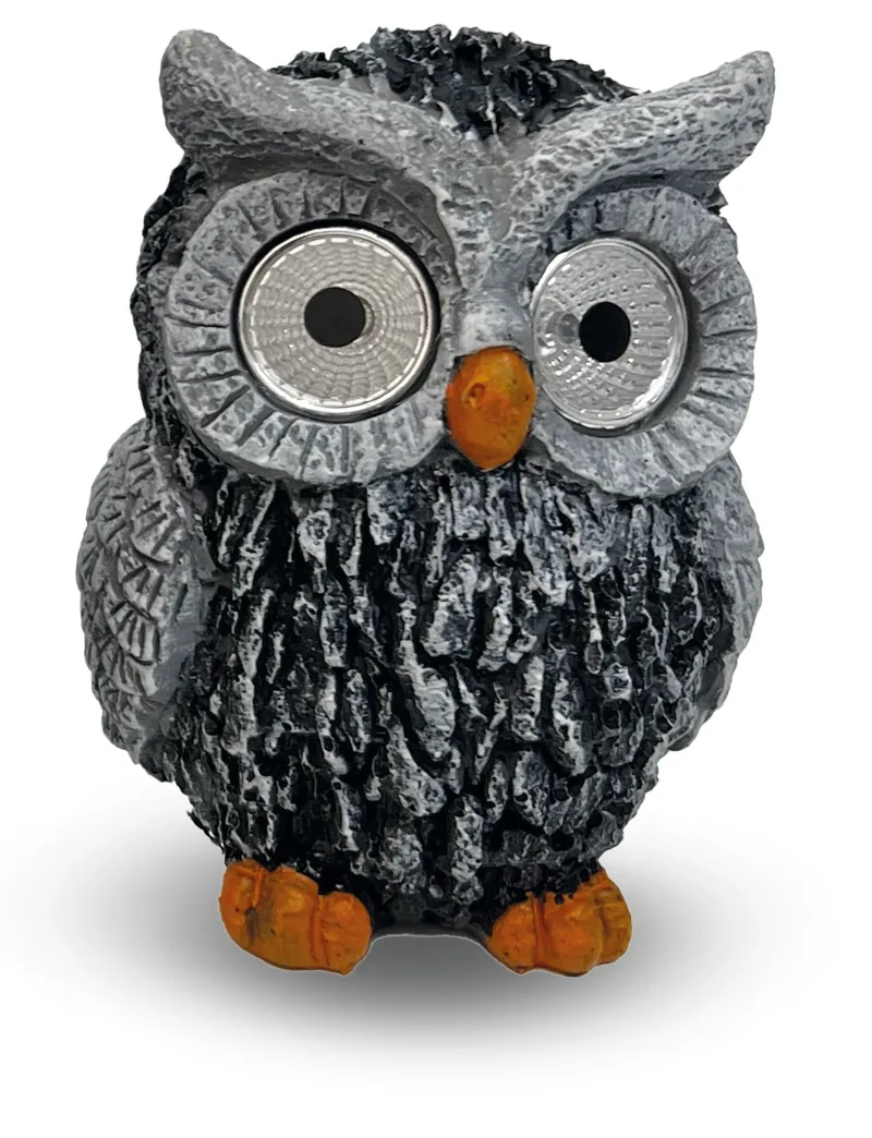 Entac Kerti Szolár Lámpa, Bagoly, 185mm, 2db WW SMD LED