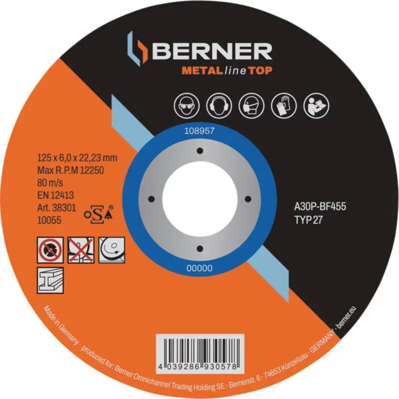 Csiszolókorong fémhez METALline Top - 38301