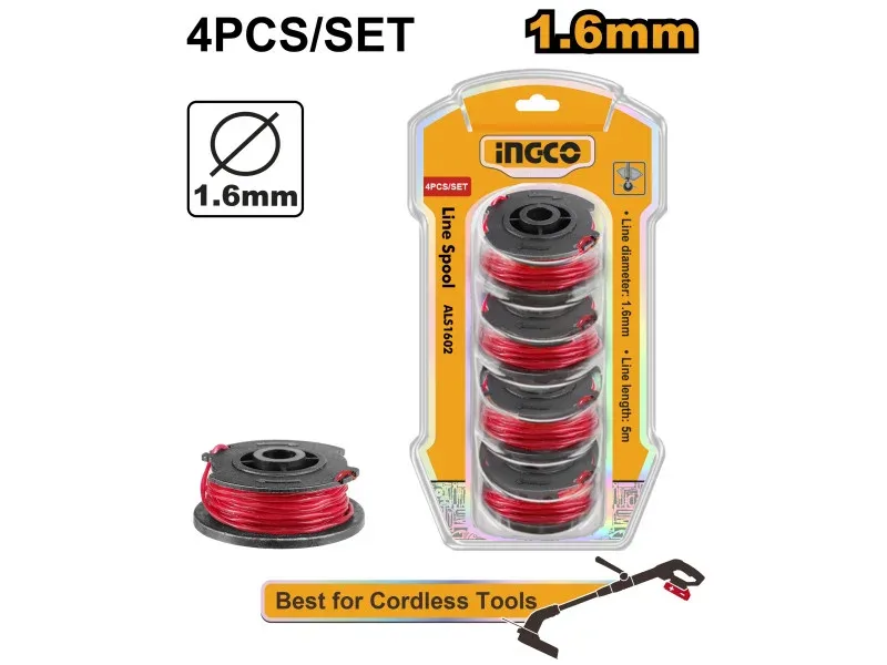 Fűszegélynyíró damilfej 1,6 mm (5 db) - ALS1602