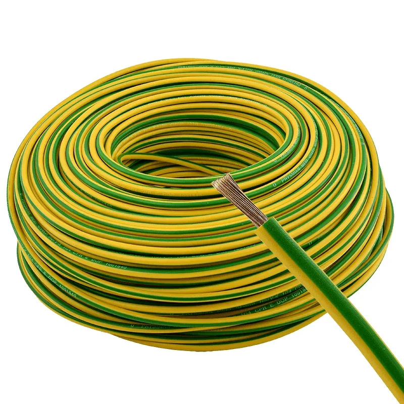 MKH 16 vezeték (H07V-K) sodrott réz kábel zöld/sárga