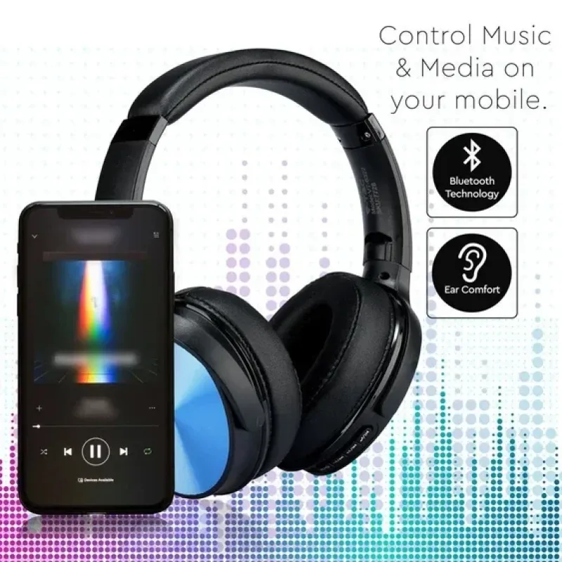 Bluetooth fejhallgató, kék - SKU 7728